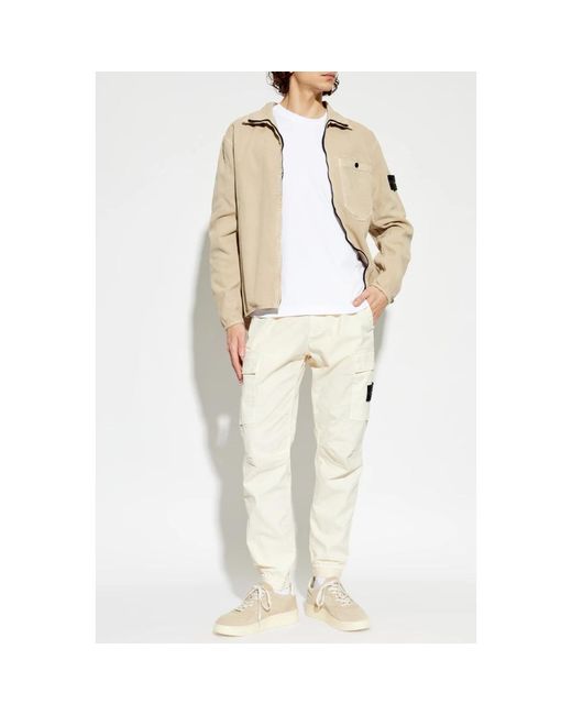 Stone Island Natural Denim Jackets for men
