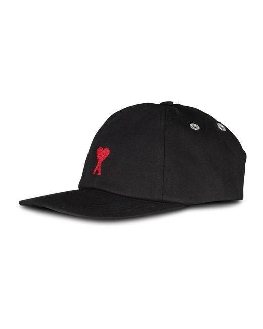 Accessories > hats > caps AMI en coloris Black