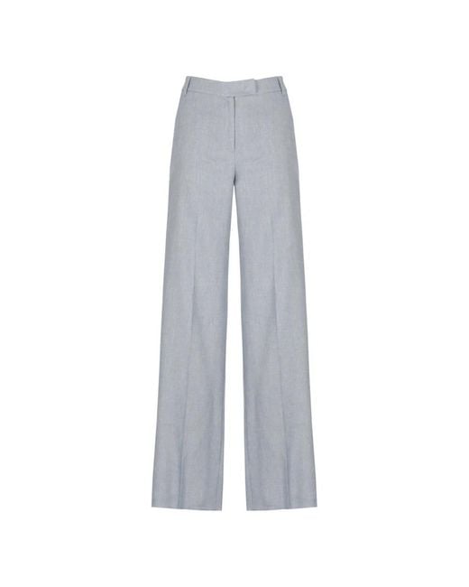 Marella Gray Wide Trousers