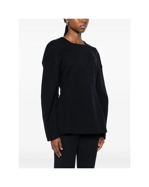 Max Mara Black Blouses