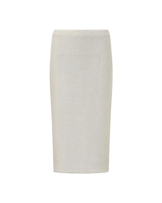 Fabiana Filippi Gray Midi skirts