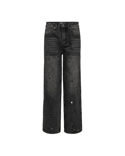 Haute L'Amitié Gray Wide Jeans