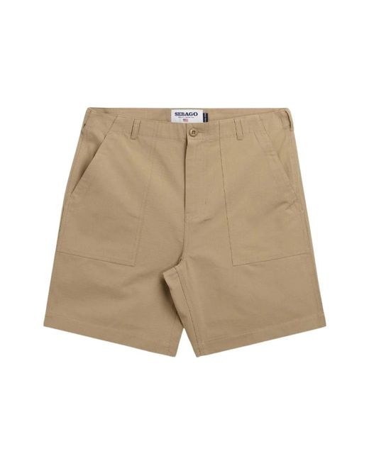 Sebago Natural Casual Shorts for men