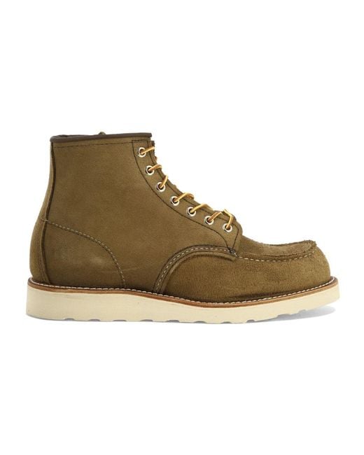 Lace-Up Boots di Red Wing in Green da Uomo