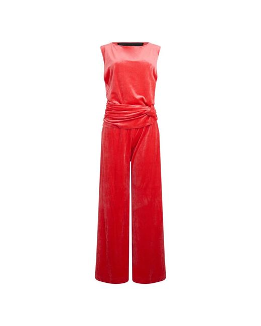 Alberta Ferretti Red Jumpsuits
