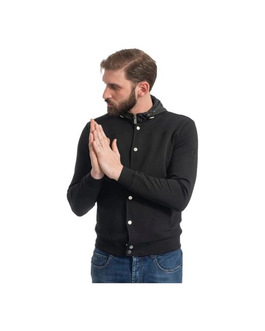 Heskimo Black Bomber Jackets for men