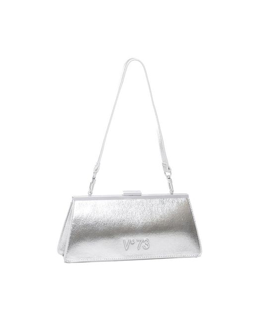 V73 White Silber taschen kollektion