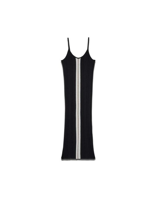 Palm Angels Black Knitted Dresses