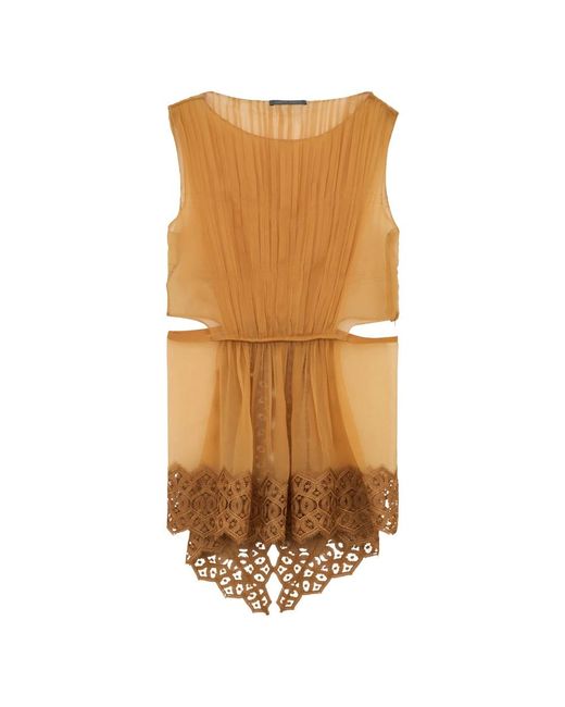 Alberta Ferretti Tops ,Tops in het Brown