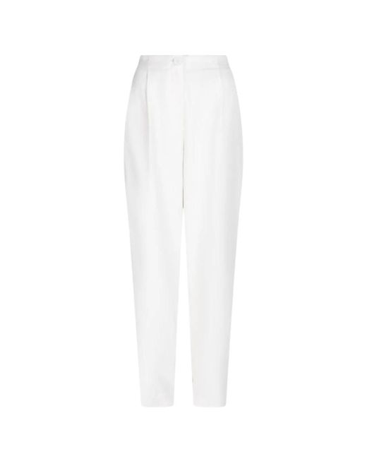 Dante 6 Straight Trousers in het White