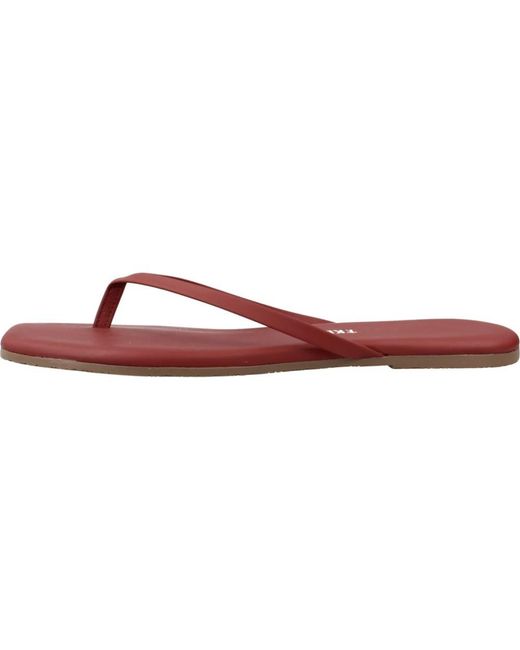 TKEES Red Flip Flops