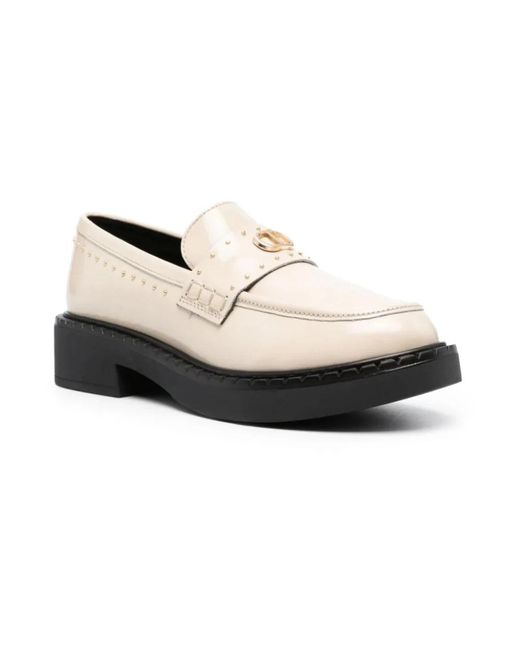 Twin Set White Loafers
