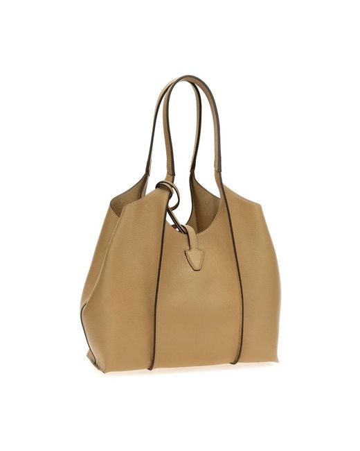 Tod's Natural Logo-schnallen taschen mit abnehmbarer tasche
