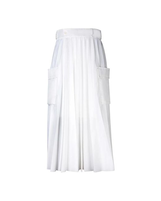 Gonne bianche per donne ss24 di Sacai in White