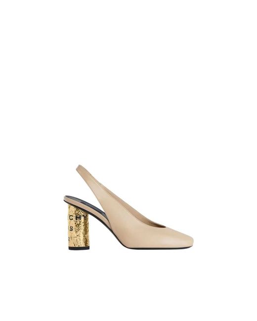 Givenchy Metallic Tape Slingbacks