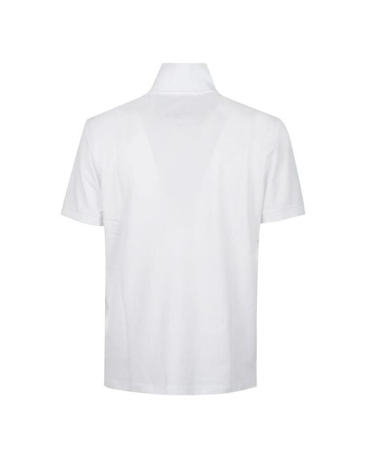 Stone Island White Polo Shirts for men