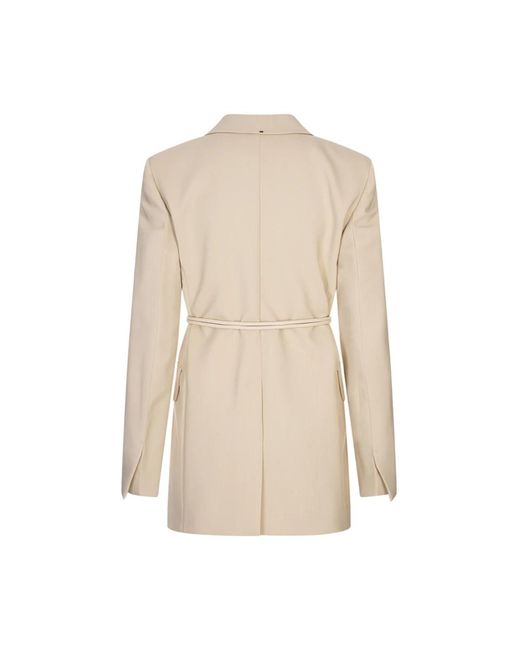Sportmax Natural Blazers