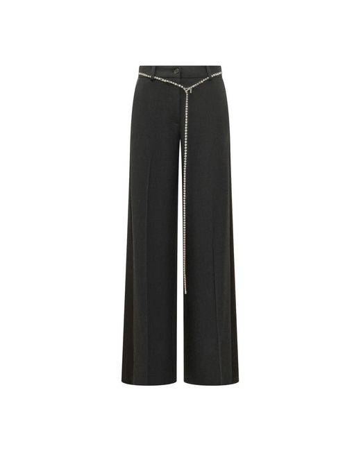 Pinko Black Wide Trousers