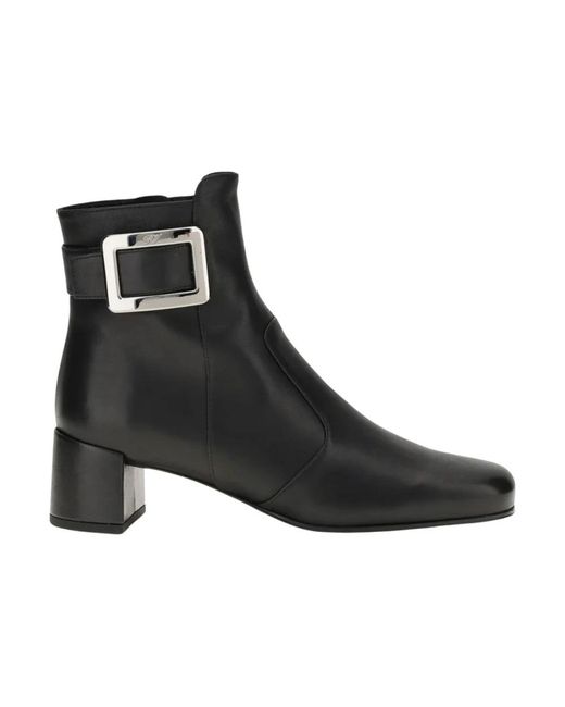 Roger Vivier Black Heeled Boots