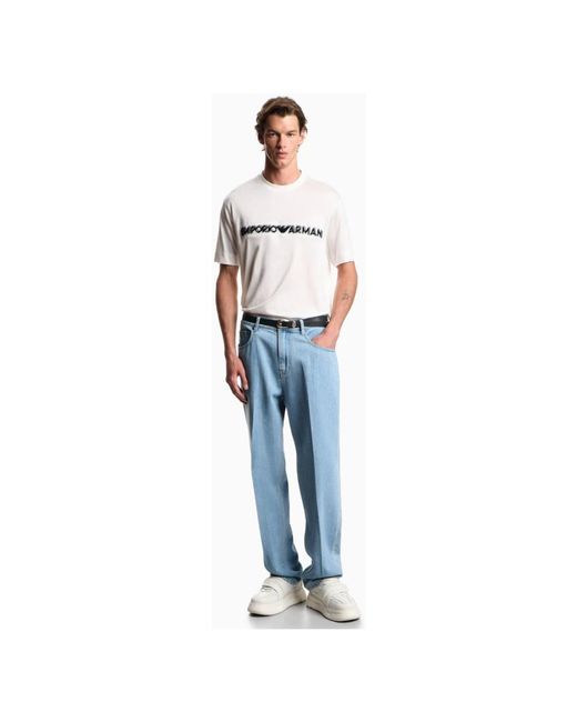 Emporio Armani White T-Shirts for men