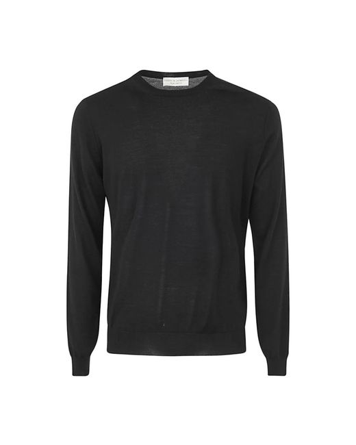 FILIPPO DE LAURENTIIS Round-Neck Knitwear in het Black voor heren