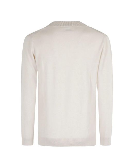 Eleventy White Cashmere Knitwear for men