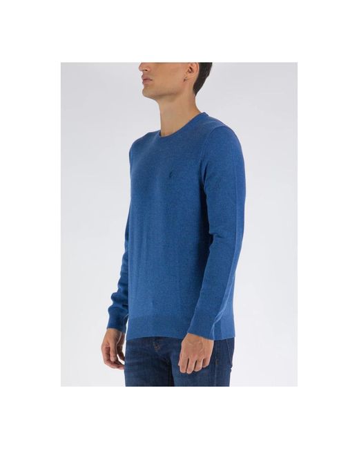 Ralph Lauren Blue Round-Neck Knitwear for men