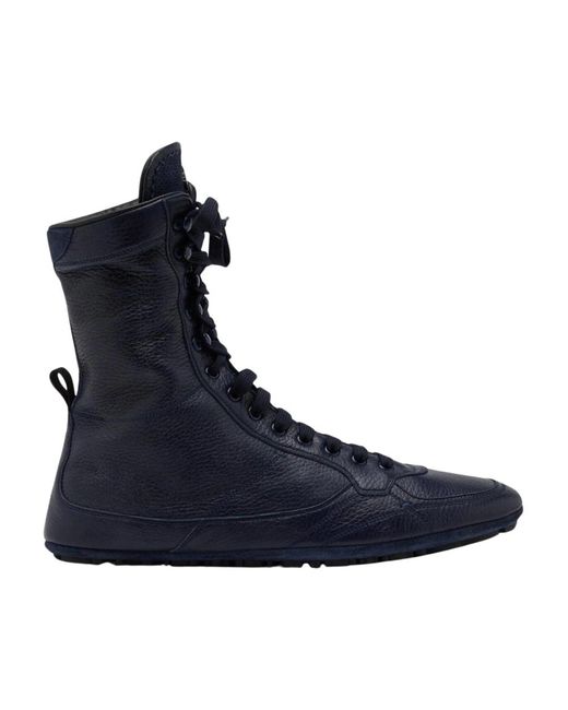 Lace-Up Boots di Dolce & Gabbana in Blue da Uomo