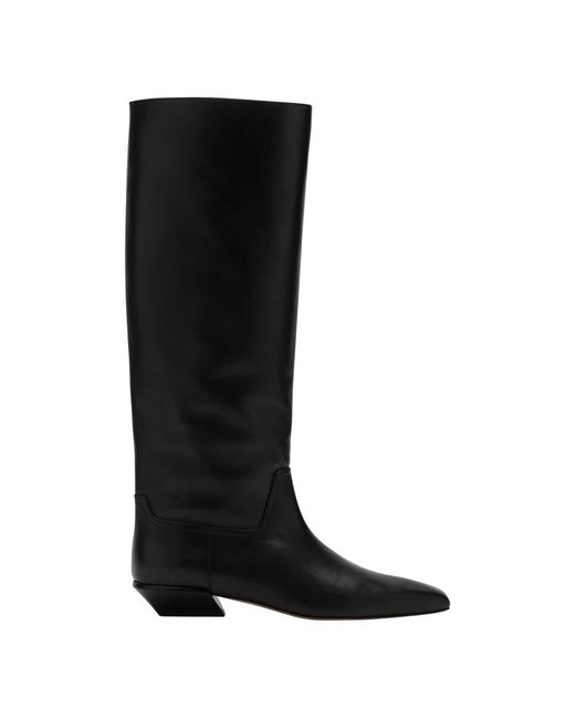 Paris Texas Black Cowboy & Biker Boots