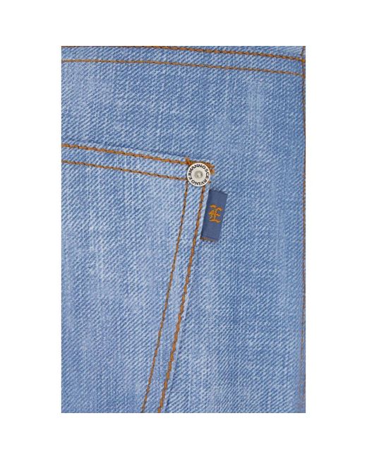 Jeans > wide jeans Ermanno Scervino en coloris Blue