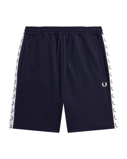 Fred Perry Blue Casual Shorts for men