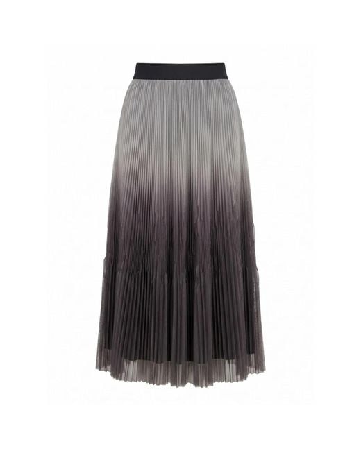 Peserico Gray Midi Skirts