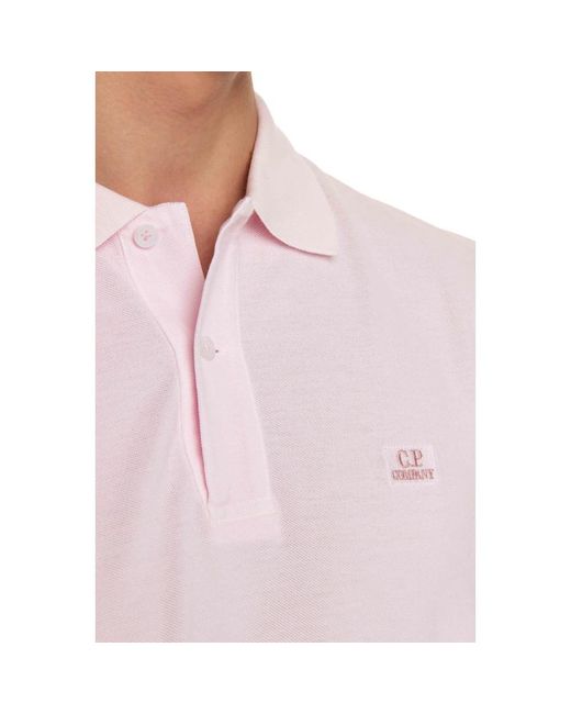 C P Company White Polo Shirts for men