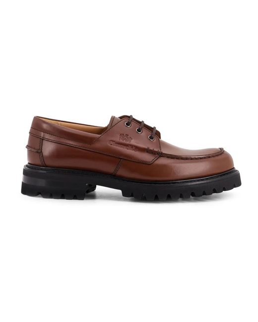Church's Brown Laced Shoes for men