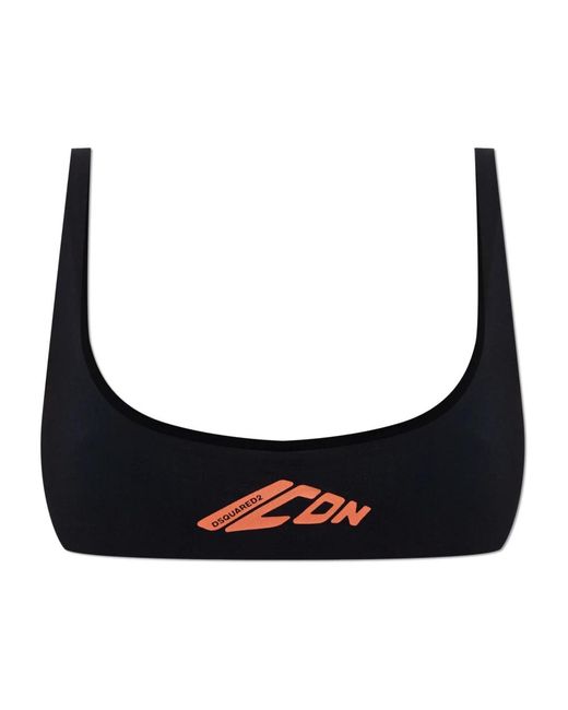 DSquared² Bikini Top in het Black