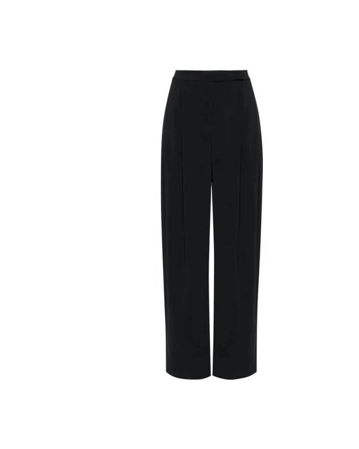 Trousers > wide trousers Pinko en coloris Black