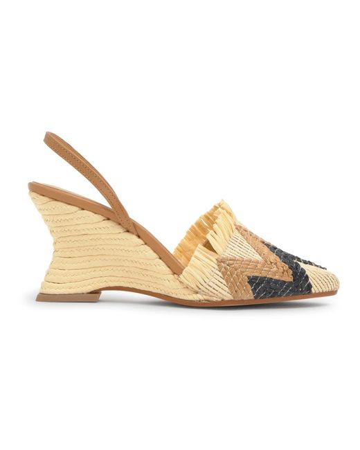 Castaner Metallic Wedges