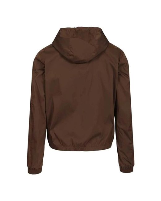 Moorer Brown Light Jackets for men