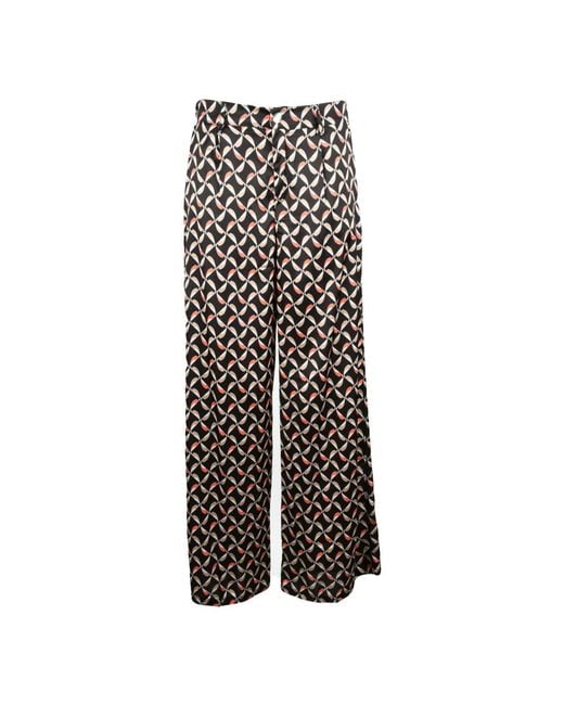 Think! Black Wide Trousers