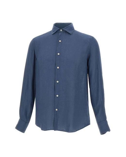 Mc2 Saint Barth Blue Casual Shirts for men
