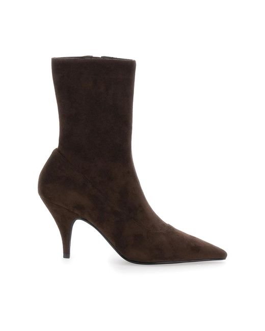 Jeffrey Campbell Bruine Suède Laarzen Looker Stijl in het Brown