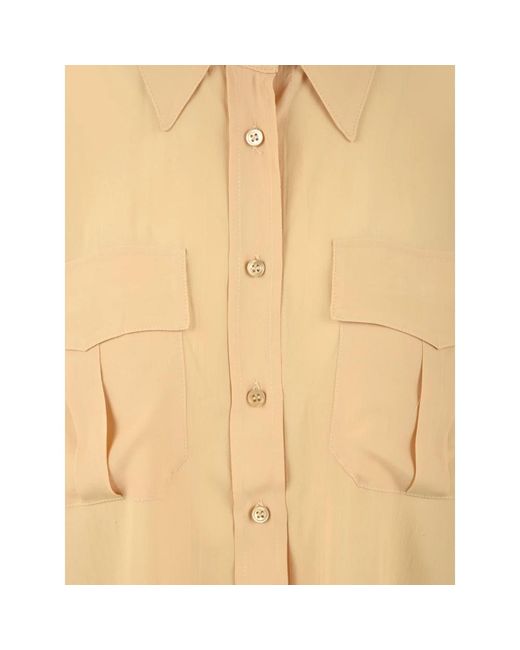SOLOTRE Overhemden M1R0042 04S Shirt in het Natural