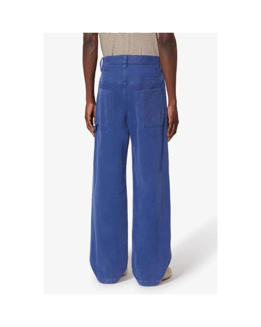 Isabel Marant Blue Wide Trousers