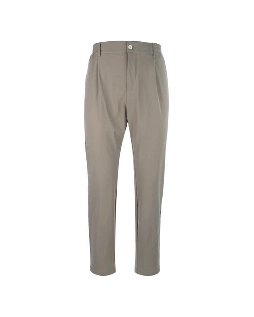 Cruna Gray Slim-Fit Trousers for men