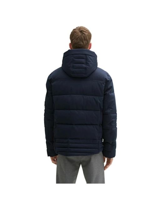 Tom Tailor Gewatteerde Winterjas in het Blue voor heren