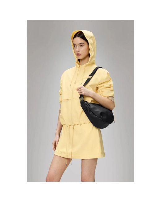 Rains Black Shoulder Bags