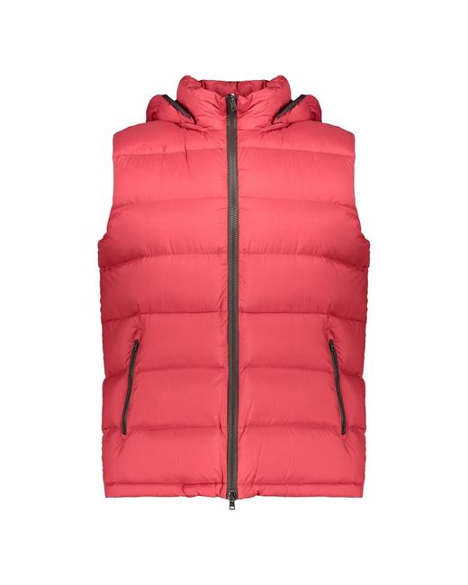 Herno Gewatteerde Bodywarmer Met Capuchon En Zakken in het Pink voor heren
