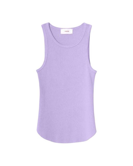 Xirena Arynn Mouwloze Top in het Purple