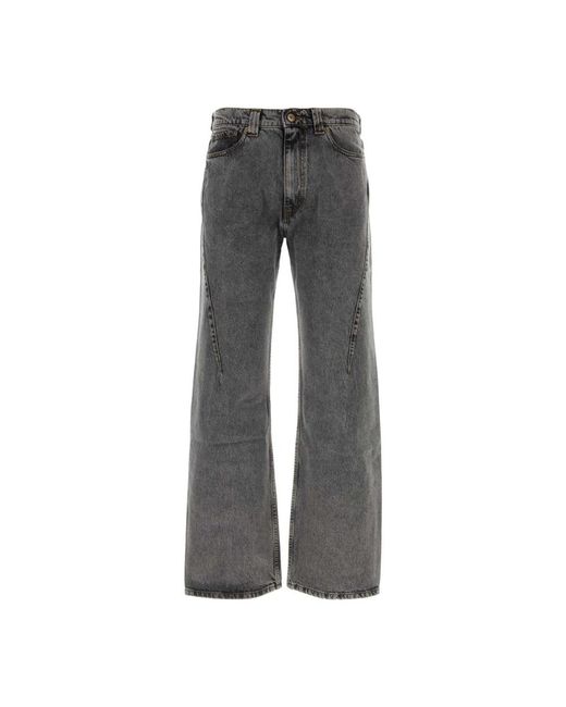 Y. Project Graphit denim jeans in Gray für Herren