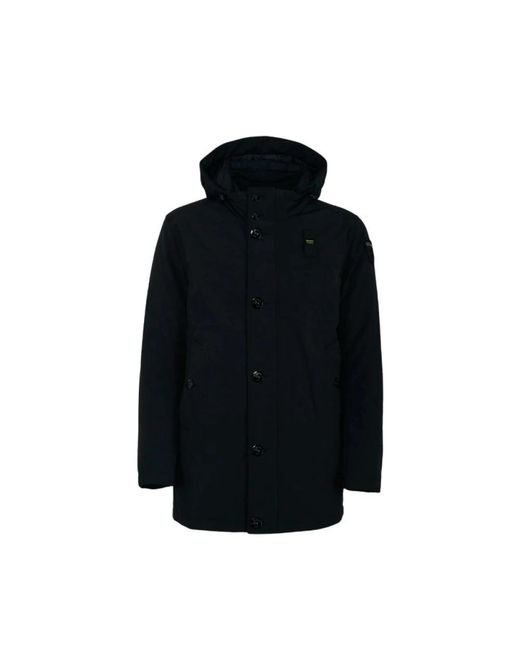 Blauer Parkas in het Black voor heren